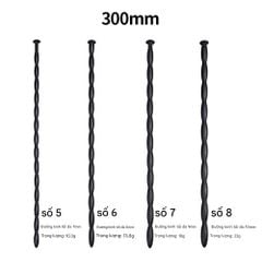 Que Sounding/kích thích niệu đạo, loại silicone xoắn mềm-dẻo thích hợp cho Người mới tập [Dài 30cm - nhiều size]