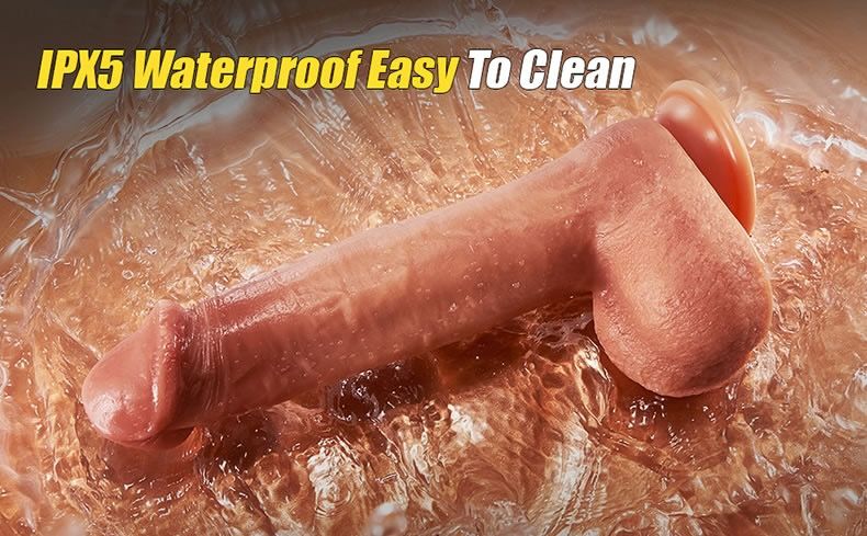 [22*4cm] Dương vật giả cao cấp với combo tính năng: Rung - Thụt - Toả nhiệt.