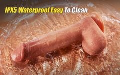 [22*4cm] Dương vật giả cao cấp với combo tính năng: Rung - Thụt - Toả nhiệt.