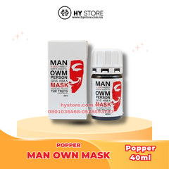 Popper MAN OWM MASK (TRẮNG) - 40ml