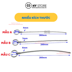 Que Sounding/Thông Tiểu inox 304 Kích thích Niệu Đạo, Đồ Chơi BDSM [Mẫu đầu bo tròn]