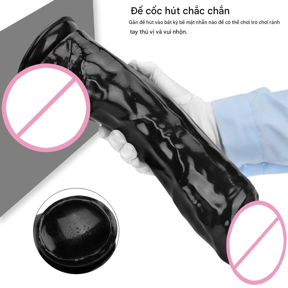 Dildo/Dương Vật Giả, size to, thích hợp fistting, chất liệu silicone đúc nguyên khối [36,5*7,2cm]