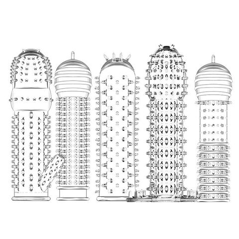 Bao đôn dên gai nổi siêu mềm MELEON – Tăng kích thích, kéo dài thời gian (5 mẫu A–E)