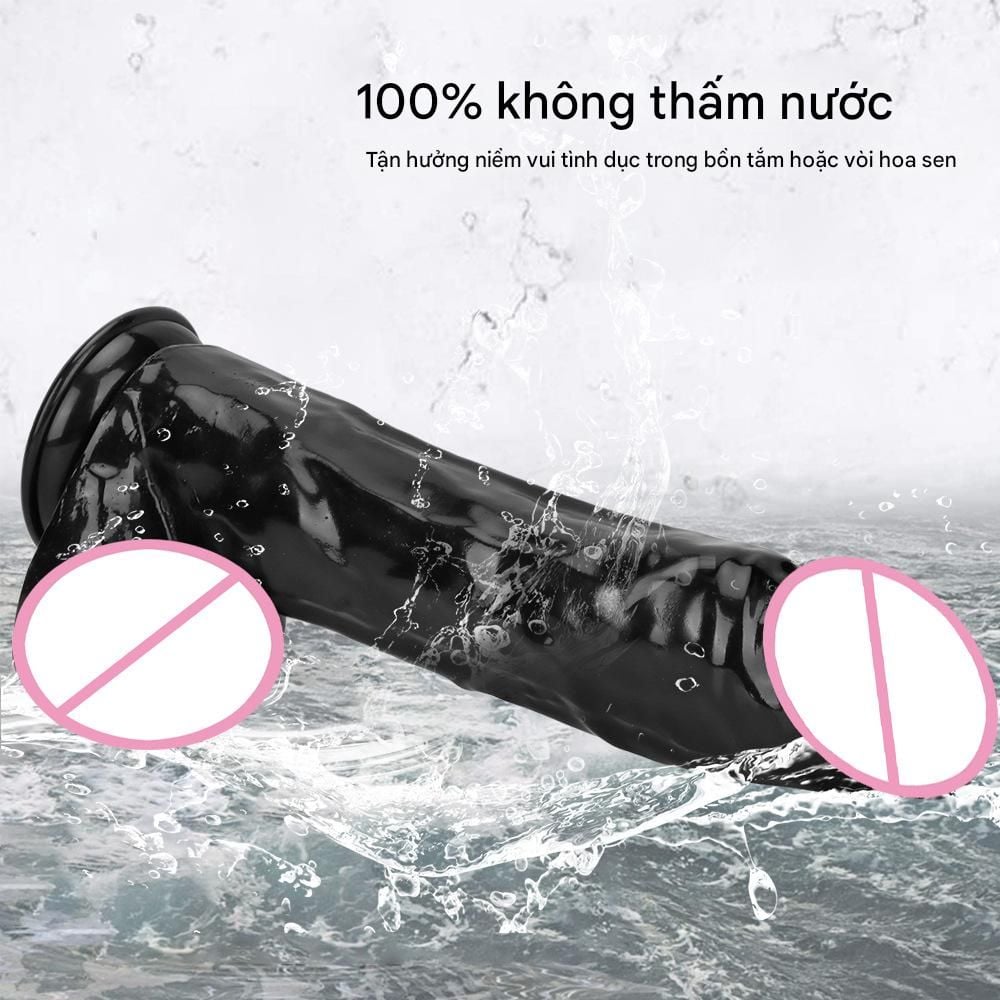 Dildo/Dương Vật Giả, size to, thích hợp fistting, chất liệu silicone đúc nguyên khối [36,5*7,2cm]