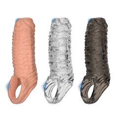 Bao Cao Su Đôn Silicone Tăng Kích Thước và Cảm Giác - Có Vòng Chống Truợt