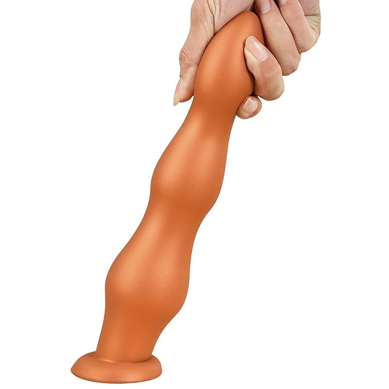 Dildo/Butt Plug Bi Tầng Silicone Cao Cấp Nhiều Size
