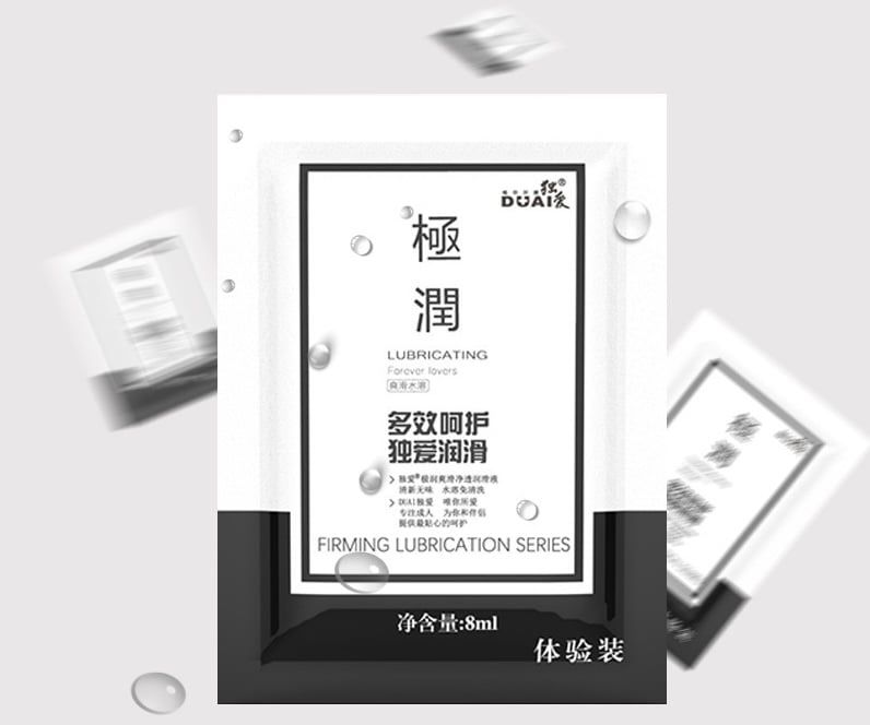 Gel bôi trơn DUAI Lubricating Firming Lubrication Series 8ml – Gói dùng 1 lần tiện lợi