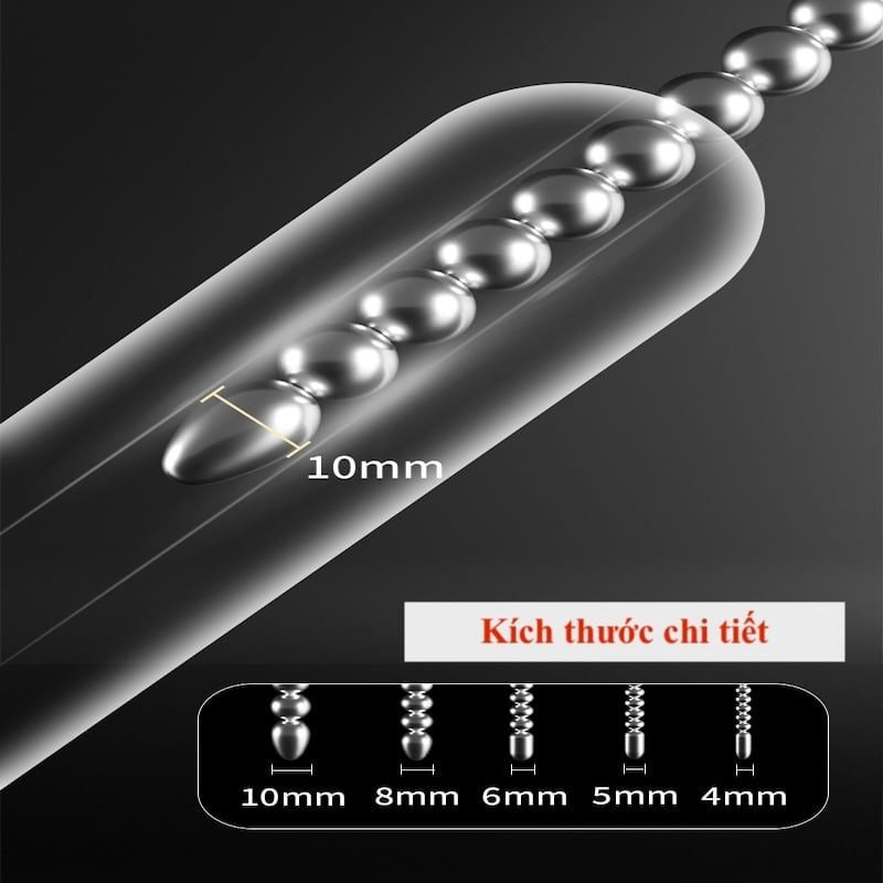 Que Sounding, Thông Tiểu inox 304, Đầu Bo Tròn/ Giọt Nước  - Kích thích Niệu Đạo, Đồ Chơi BDSM