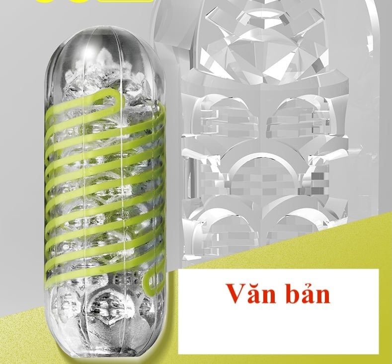 Cốc thủ dâm Nam cao cấp Spiner Tenga - Với cơ chế đặc biệt: Xoắn - Co bóp