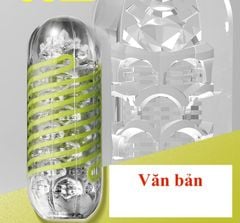 Cốc thủ dâm Nam cao cấp Spiner Tenga - Với cơ chế đặc biệt: Xoắn - Co bóp