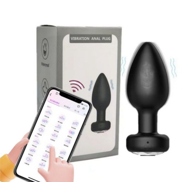 Anal plug/Plug Hậu Môn Rung Mini 10 Chế Độ Điều Khiển Từ Xa – Silicone Sạc USB