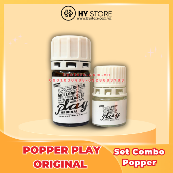 Set combo popper PLAY Original - 60ml