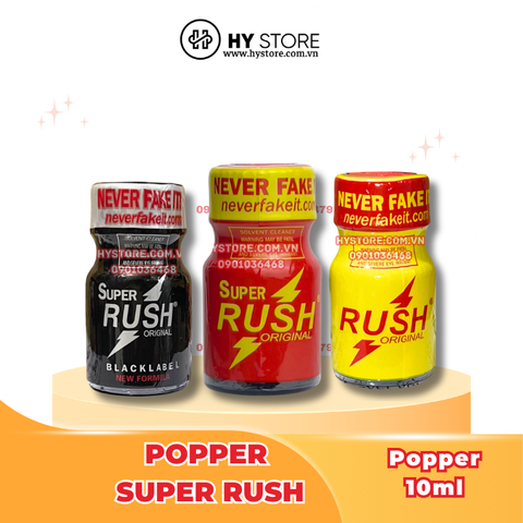 Popper Super Rush (NHIỀU MẪU) - 10ml