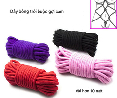 Dây thừng/cotton mềm 10 mét – dây buộc đa năng, êm ái, bền chắc cho cosplay