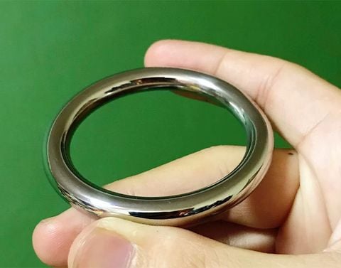 Vòng Đeo Dương Vật Bằng Inox 304, Loại Vòng Đơn Mỏng Thích Hợp Tập Mang [6*45/50mm]