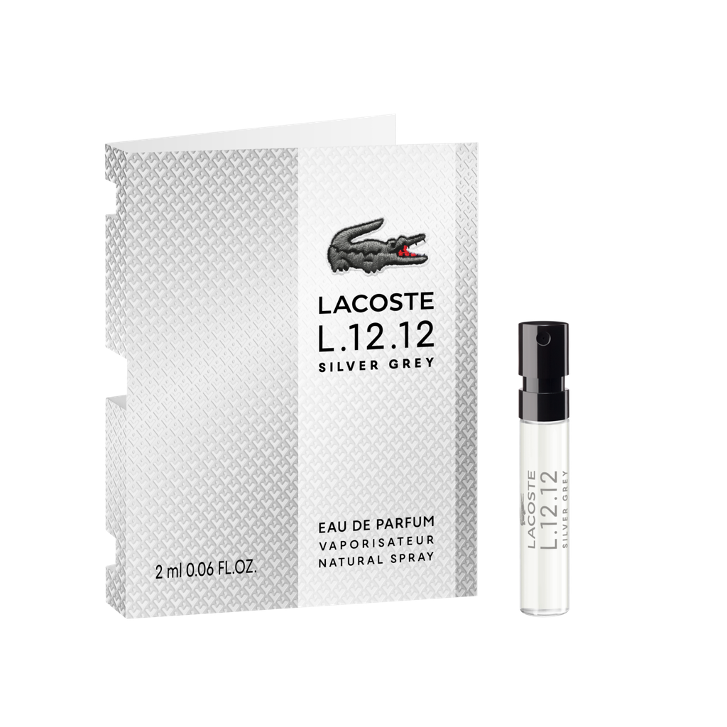 Hàng tặng không bán - Lacoste L.12.12 Silver Grey EDP 2ml Vial