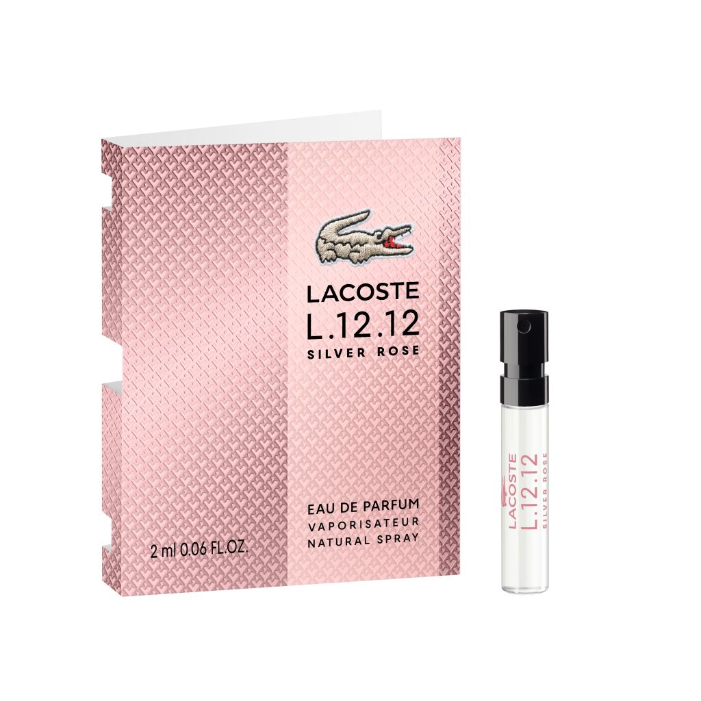 Hàng tặng không bán - Lacoste L.12.12 Silver Rose EDP 2ml Vial