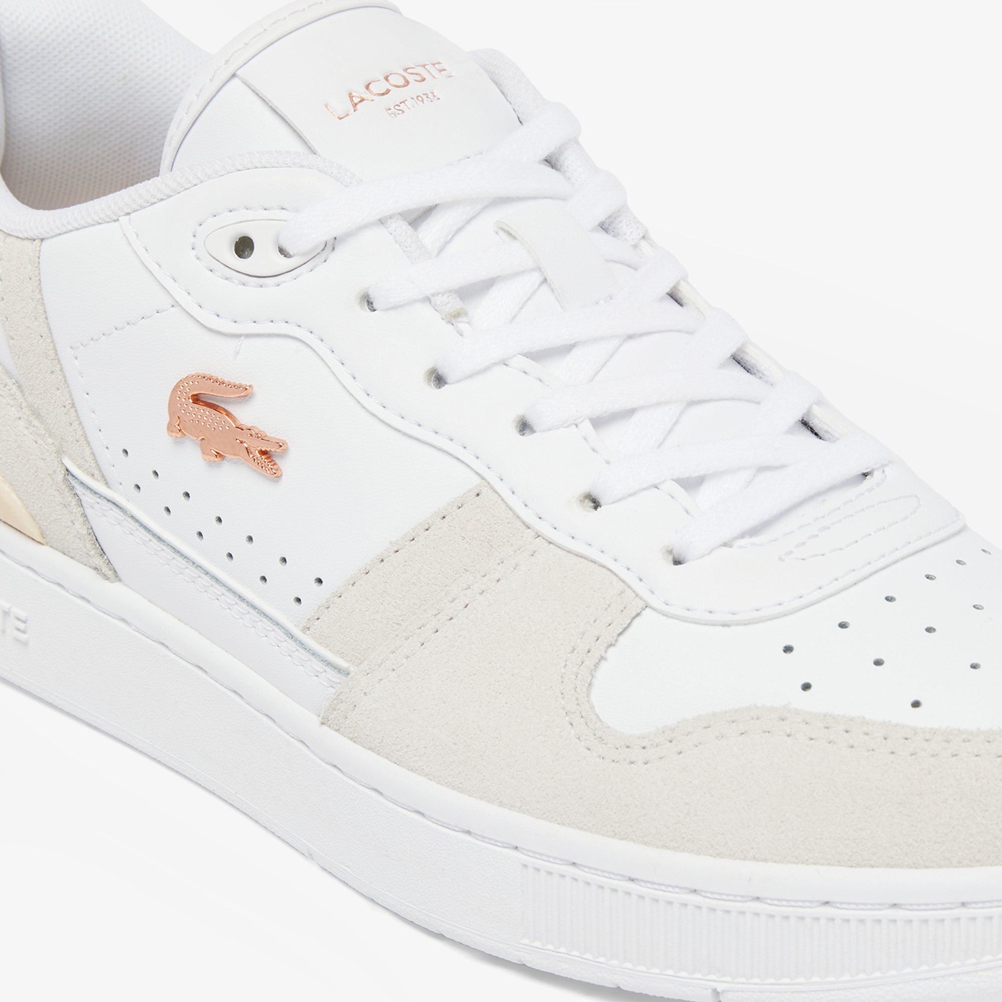 Giày Thể Thao Lacoste Nữ T-Clip Set Chất Liệu Da
