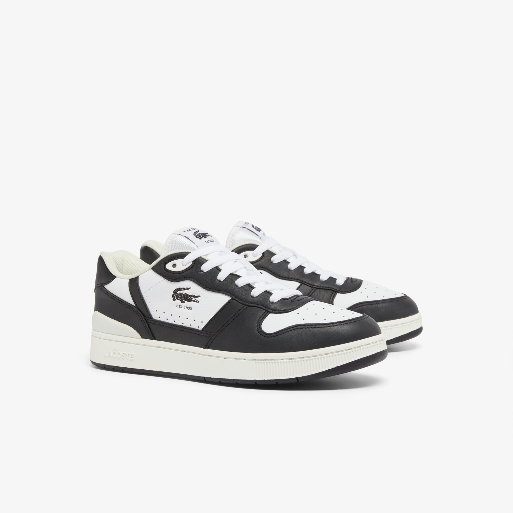 Giày Thời Trang Lacoste Nam T-Clip Set Chất Liệu Da