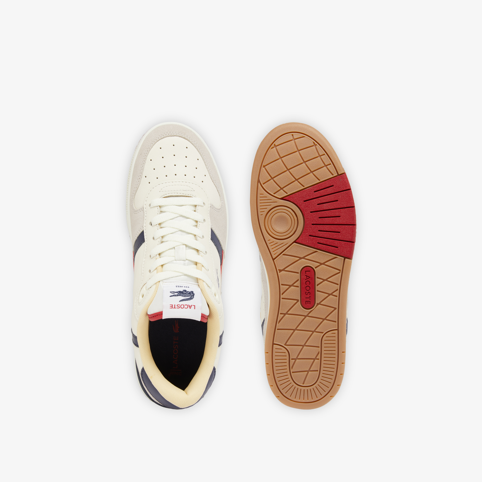 Giày Thể Thao Lacoste Nam T-Clip Set Chất Liệu Da