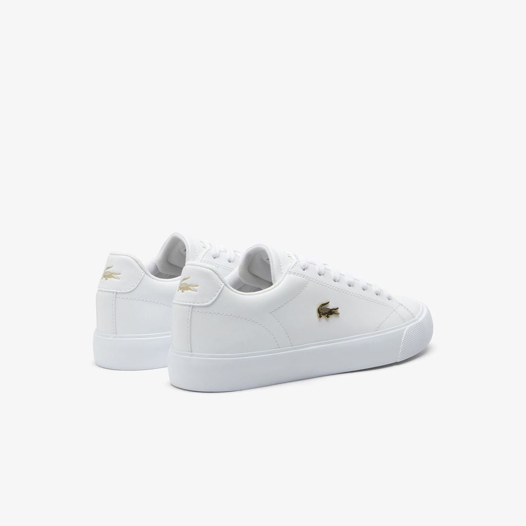 Giày Thể Thao Lacoste Nữ Lerond Set Chất Liệu Da