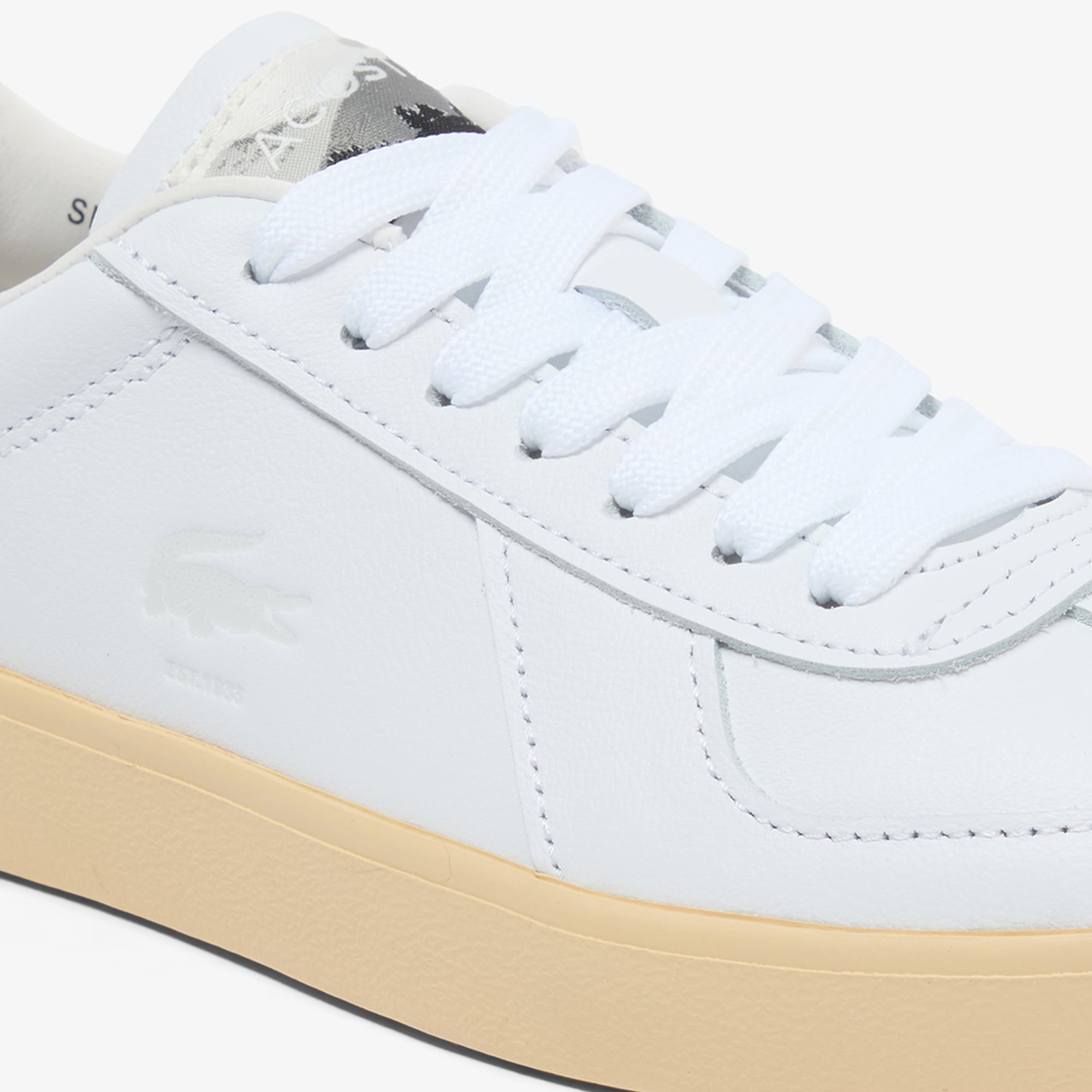 Giày Thể Thao Laocste Nữ Baseshot Pro Chất Liệu Da