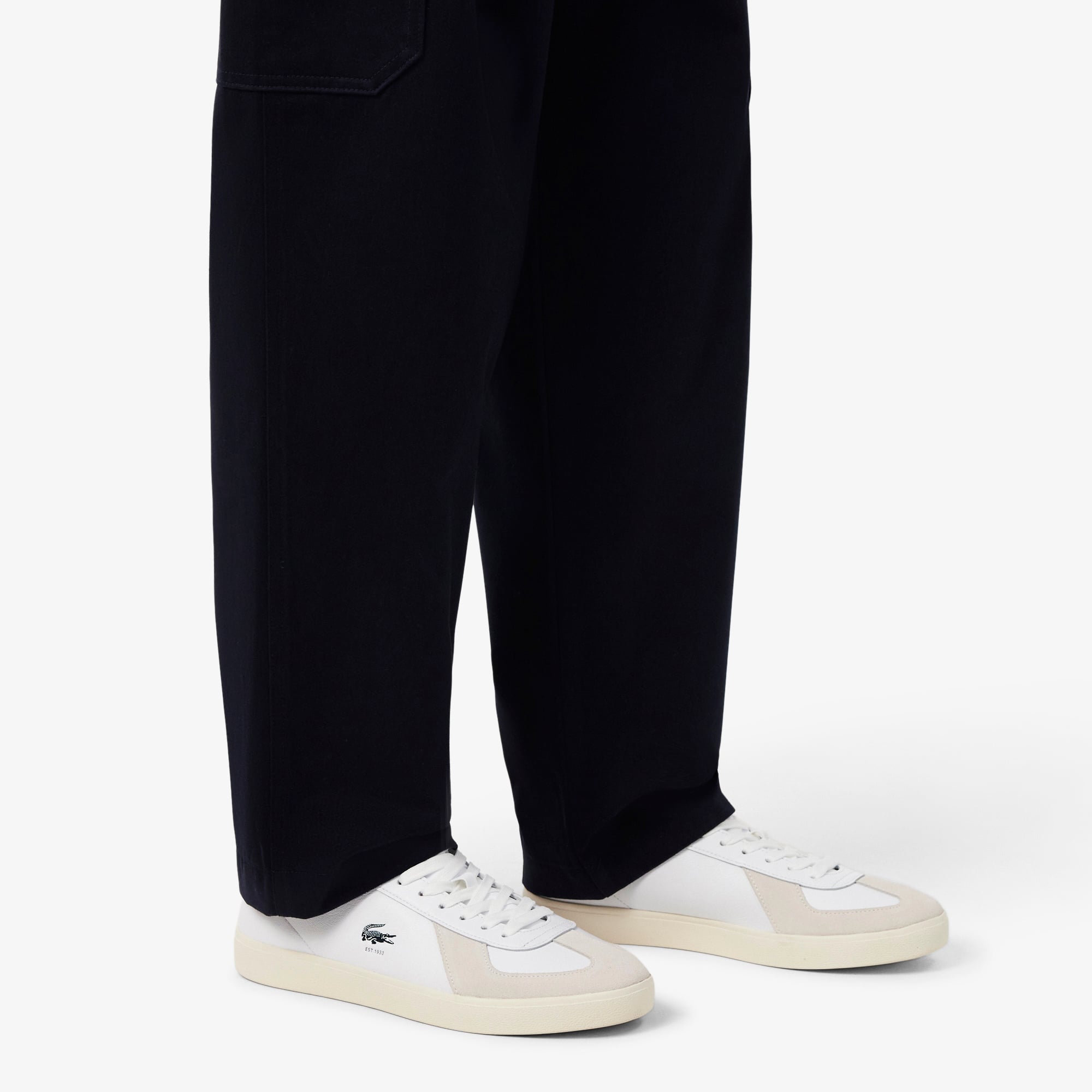 Giày Lacoste Nam Baseshot Pro Chất Liệu Da