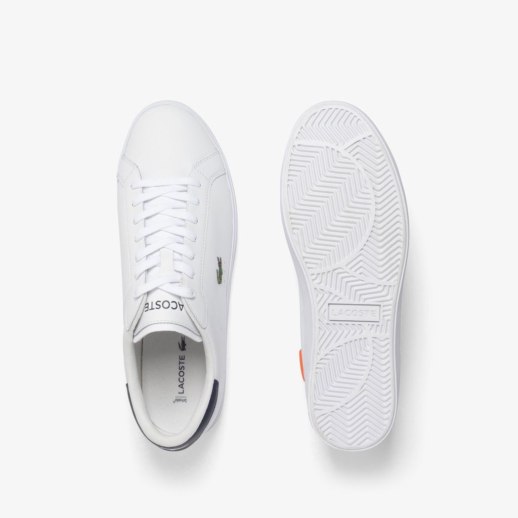 Giày Thể Thao Lacoste Nam Powercourt Graphic Chất Liệu Da