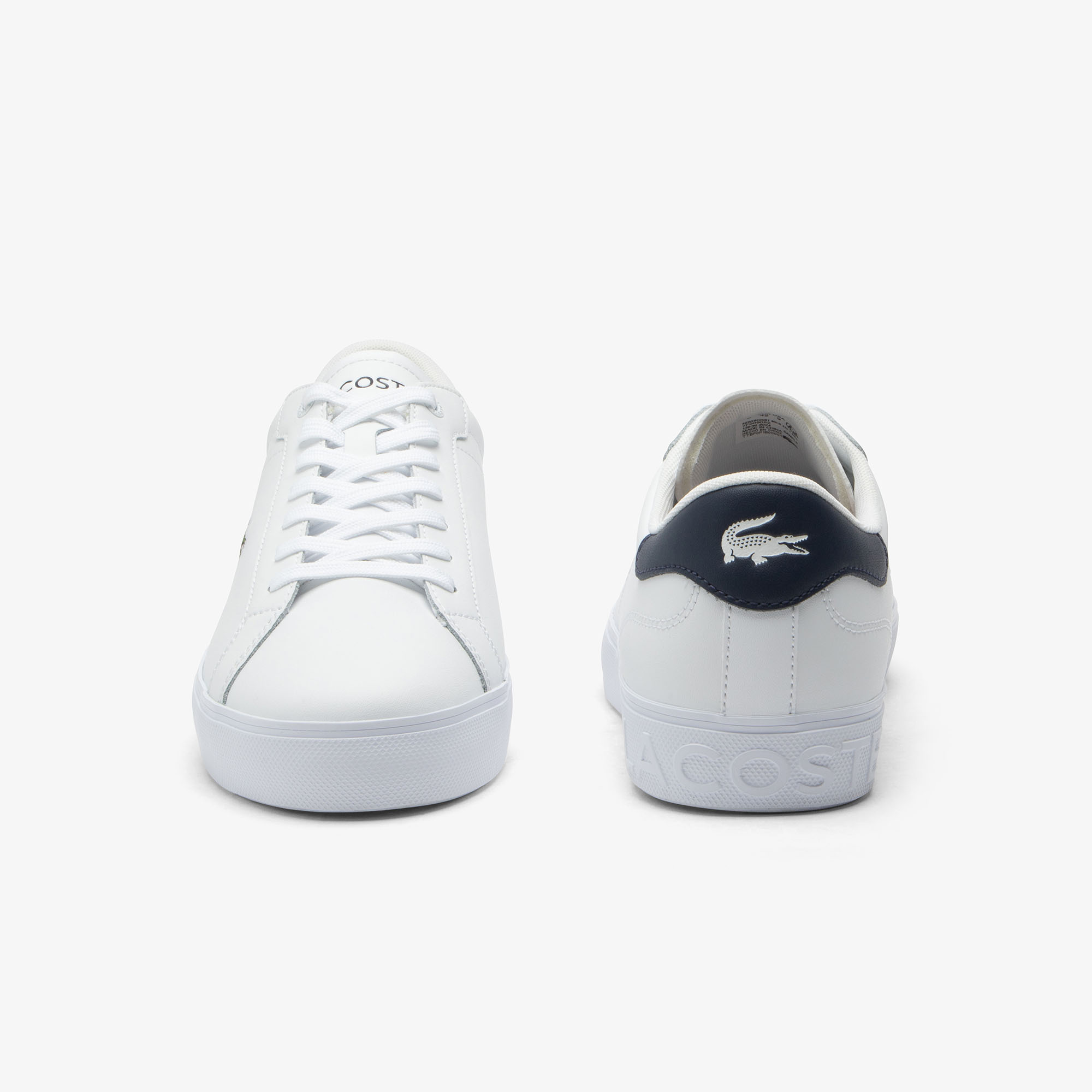 Giày Thể Thao Lacoste Nam Powercourt Graphic Chất Liệu Da