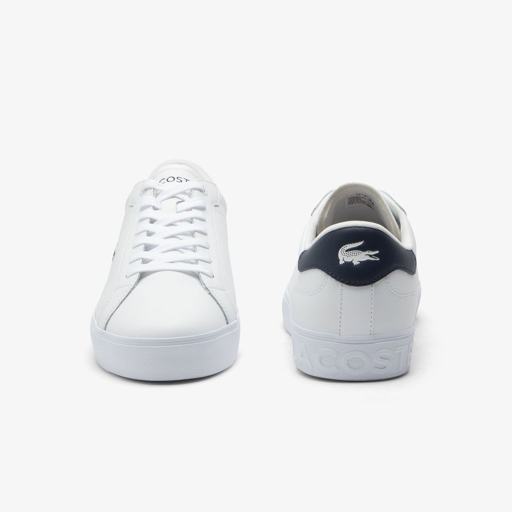 Giày Thể Thao Lacoste Nam Powercourt Graphic Chất Liệu Da