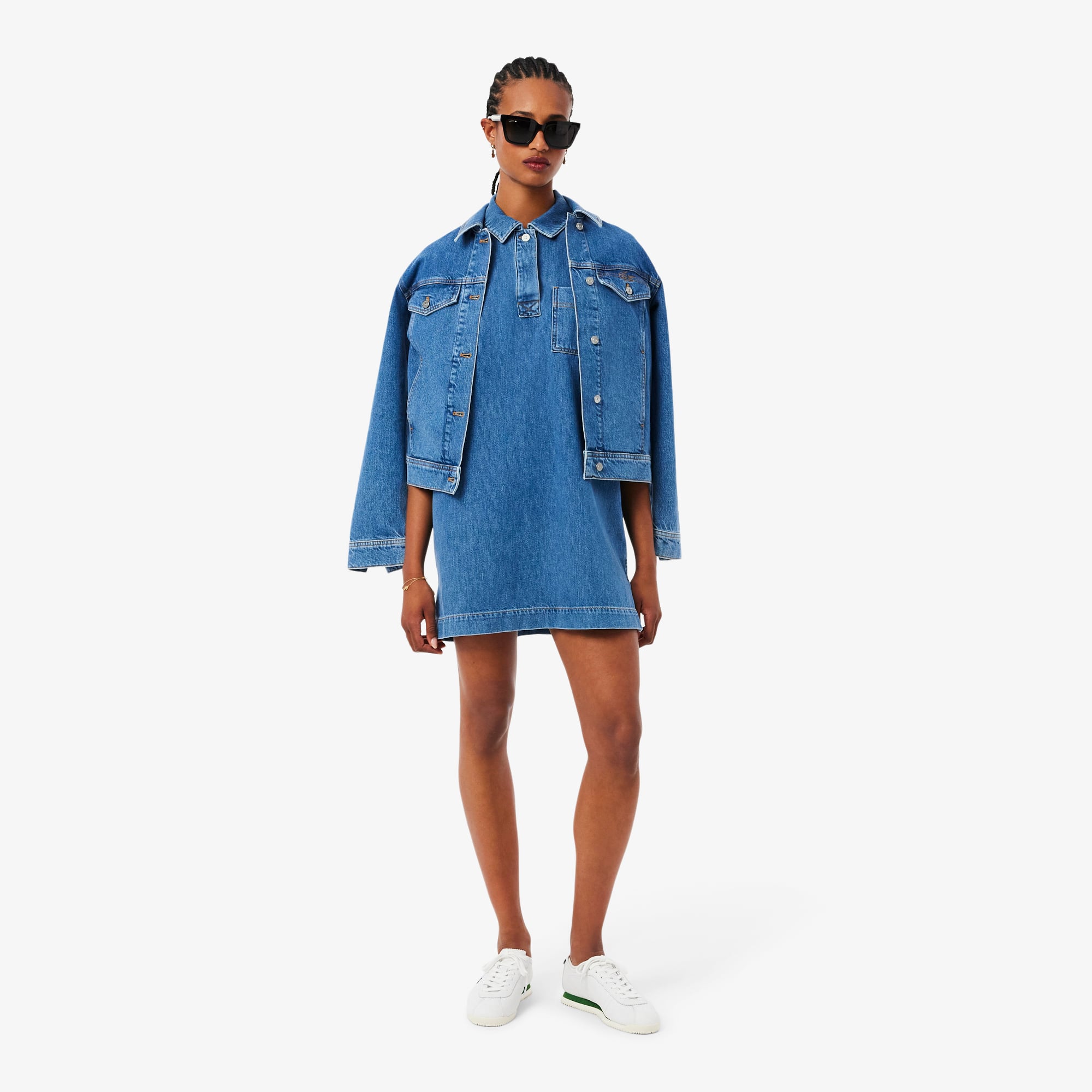 Giày Thể Thao Lacoste Nữ Club-Low Chất Liệu Da