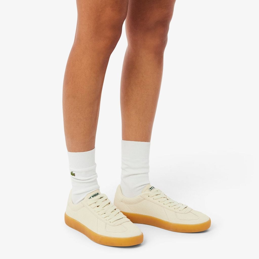 Giày Thể Thao Lacoste Nữ Baseshot Pro Chất Liệu Da Lộn