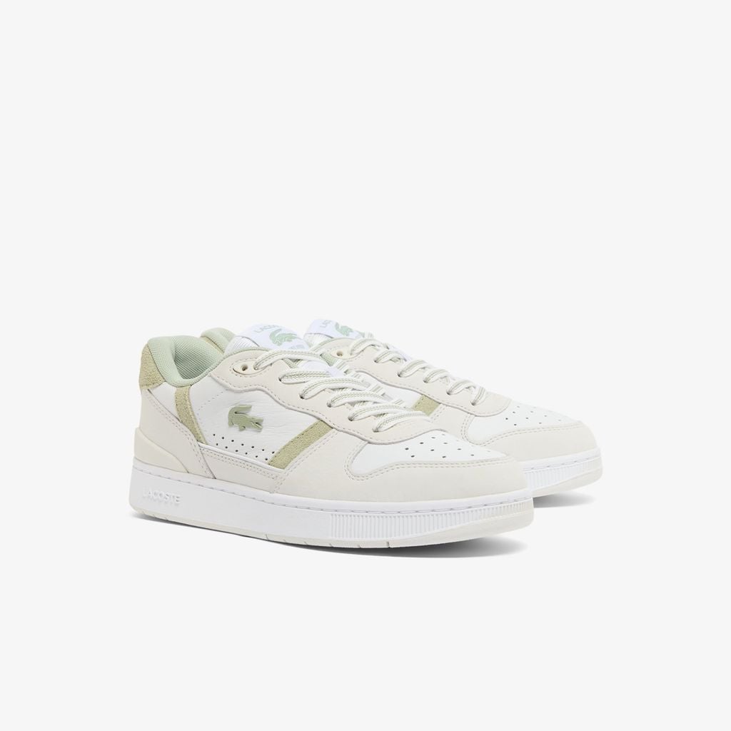 Giày Thể Thao Lacoste Nữ T-Clip Set Chất Liệu Da