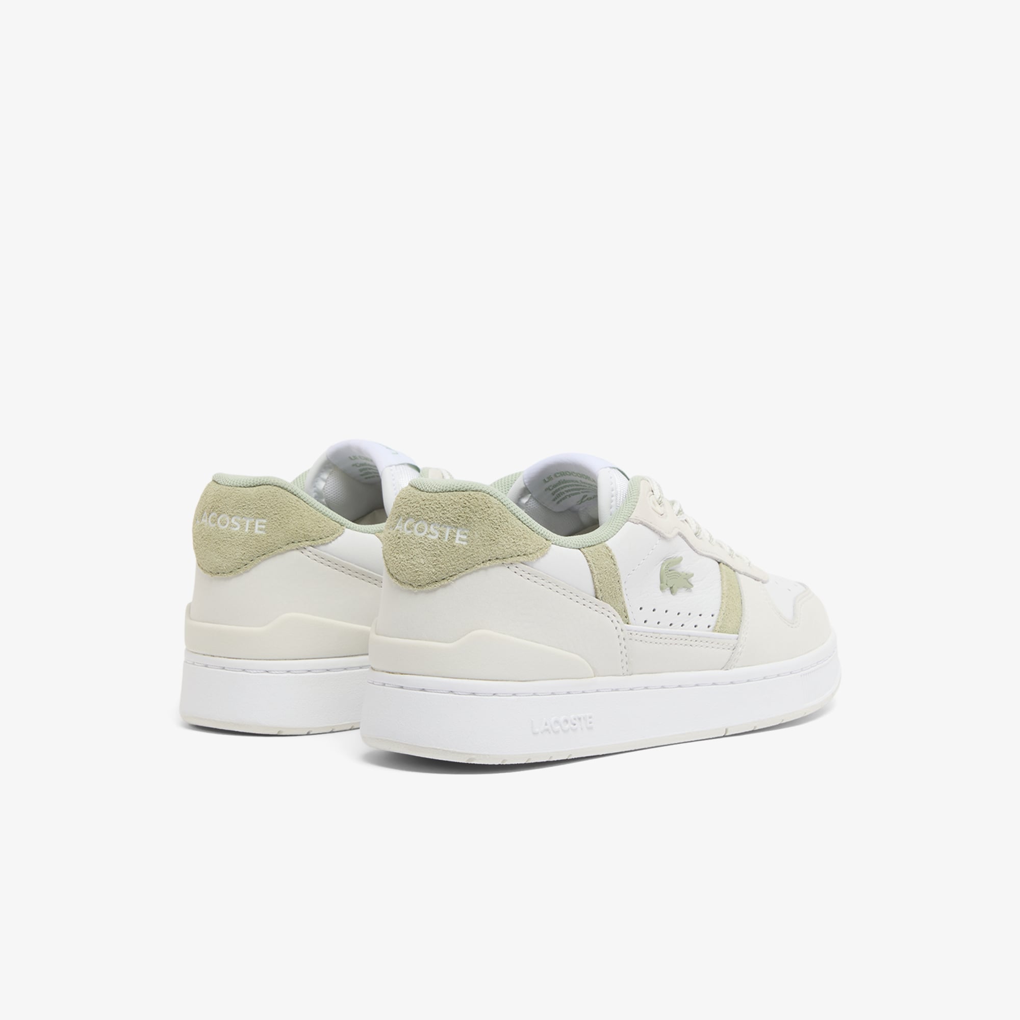 Giày Thể Thao Lacoste Nữ T-Clip Set Chất Liệu Da