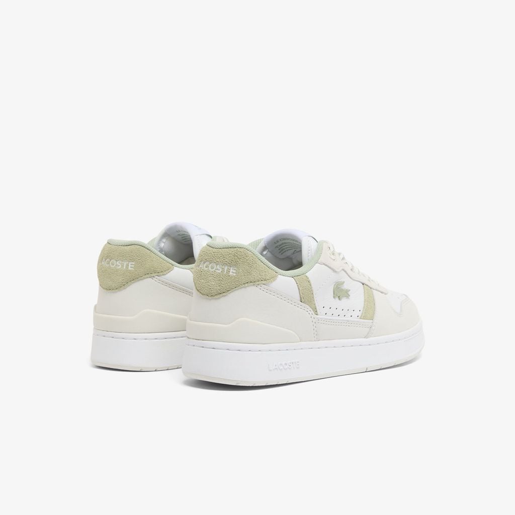 Giày Thể Thao Lacoste Nữ T-Clip Set Chất Liệu Da