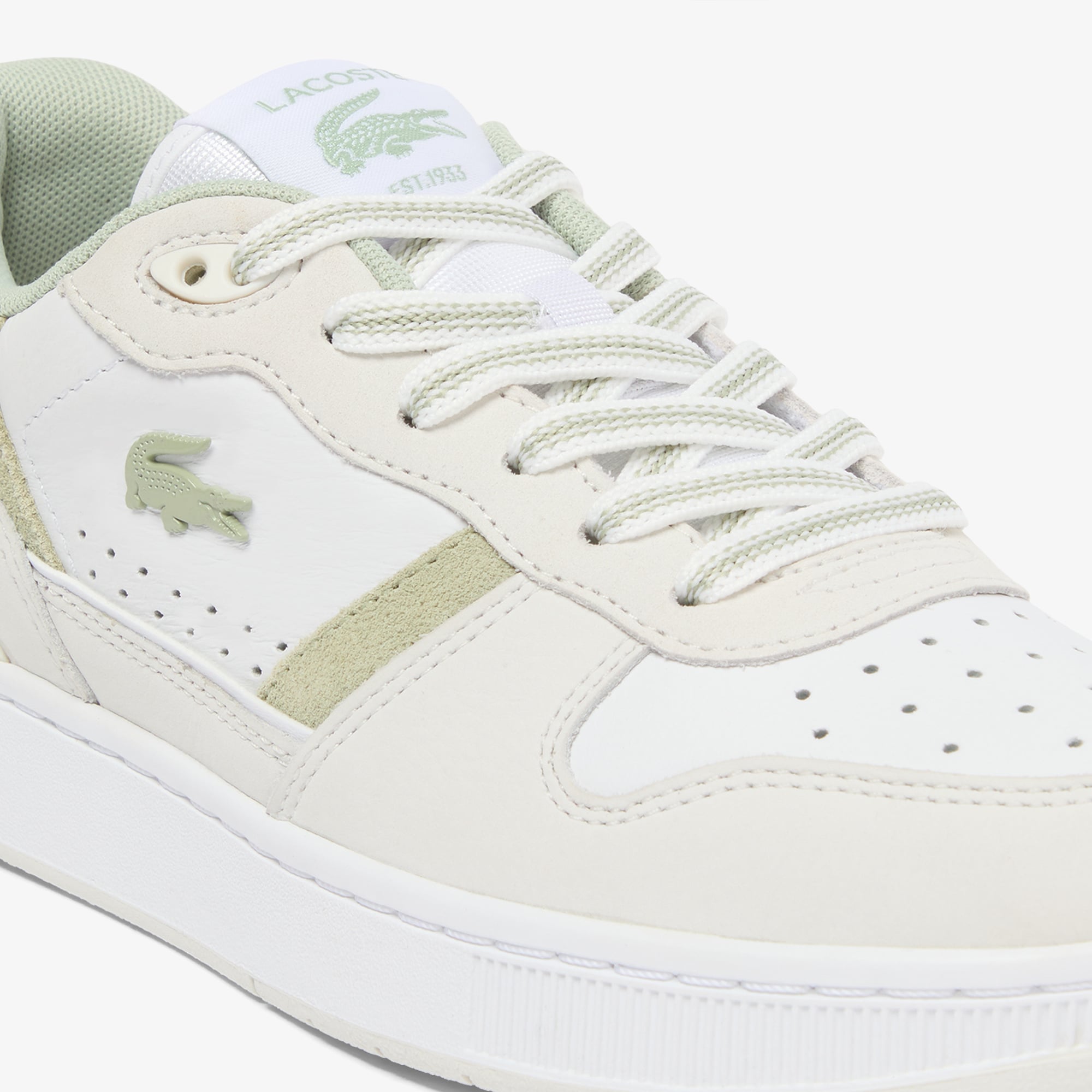 Giày Thể Thao Lacoste Nữ T-Clip Set Chất Liệu Da