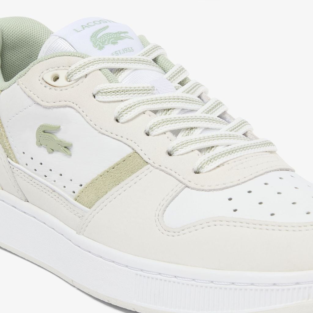 Giày Thể Thao Lacoste Nữ T-Clip Set Chất Liệu Da