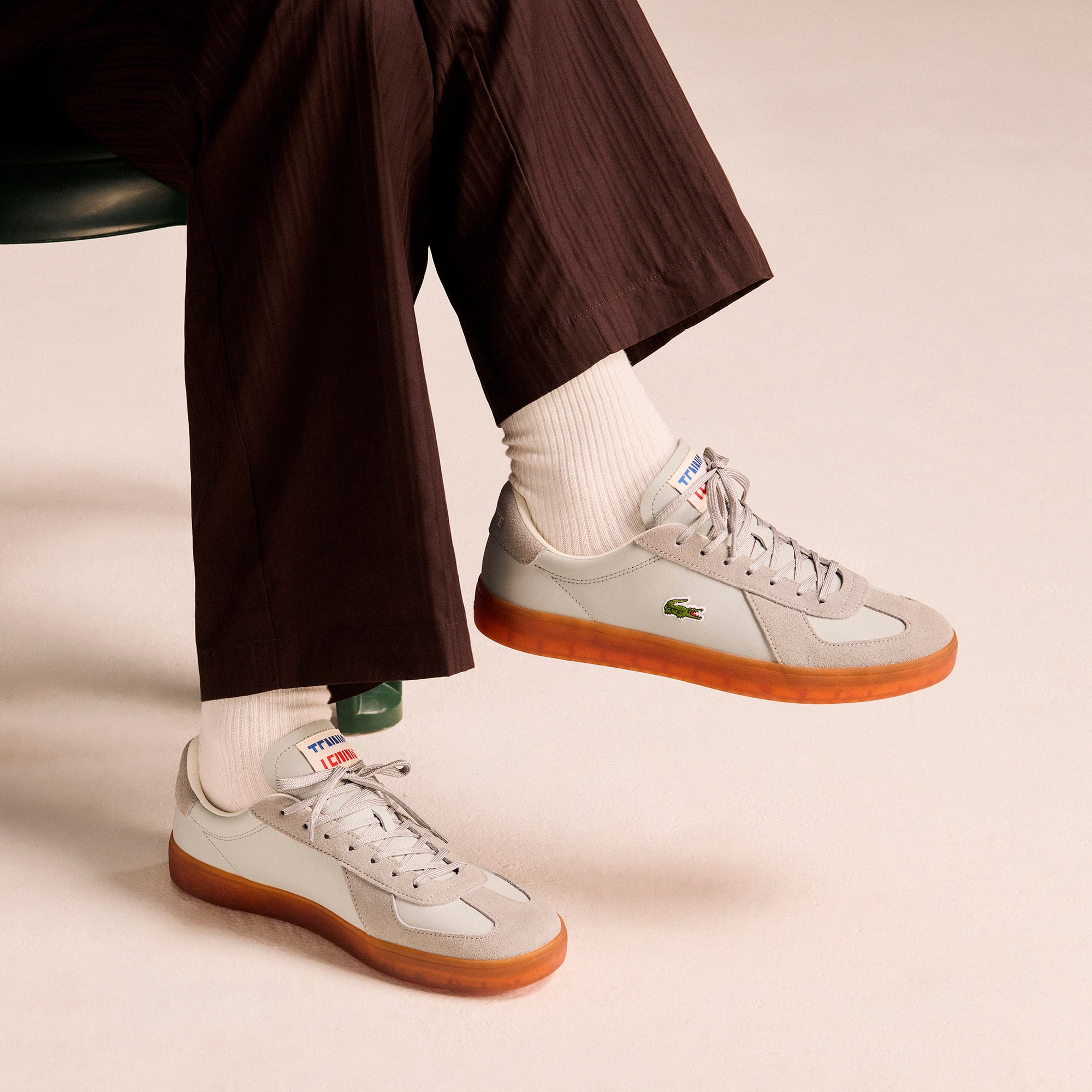 Giày Thể Thao Lacoste Nam Baseshot Pro Chất Liệu Da