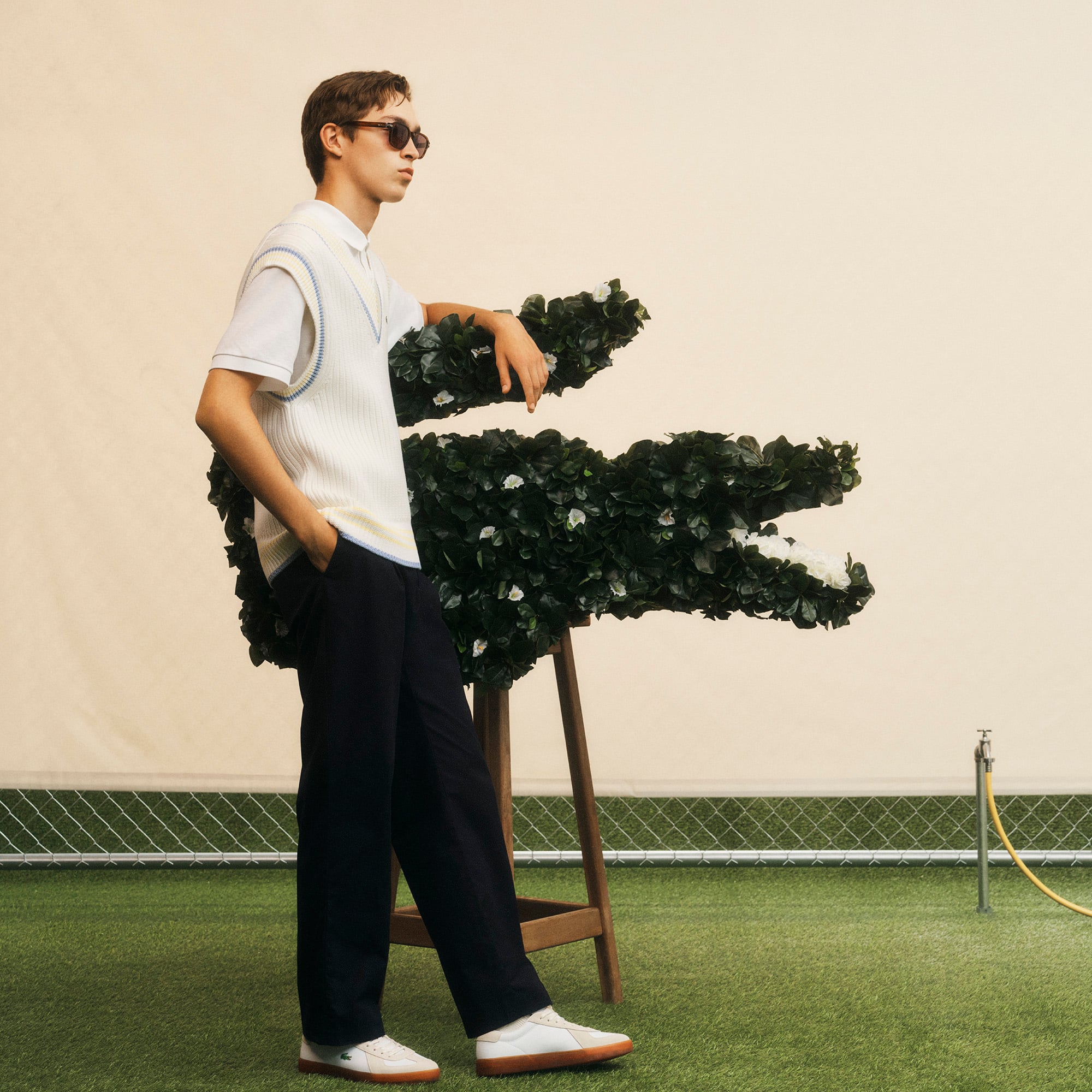 Giày Thể Thao Lacoste Nam Baseshot Pro Chất Liệu Da