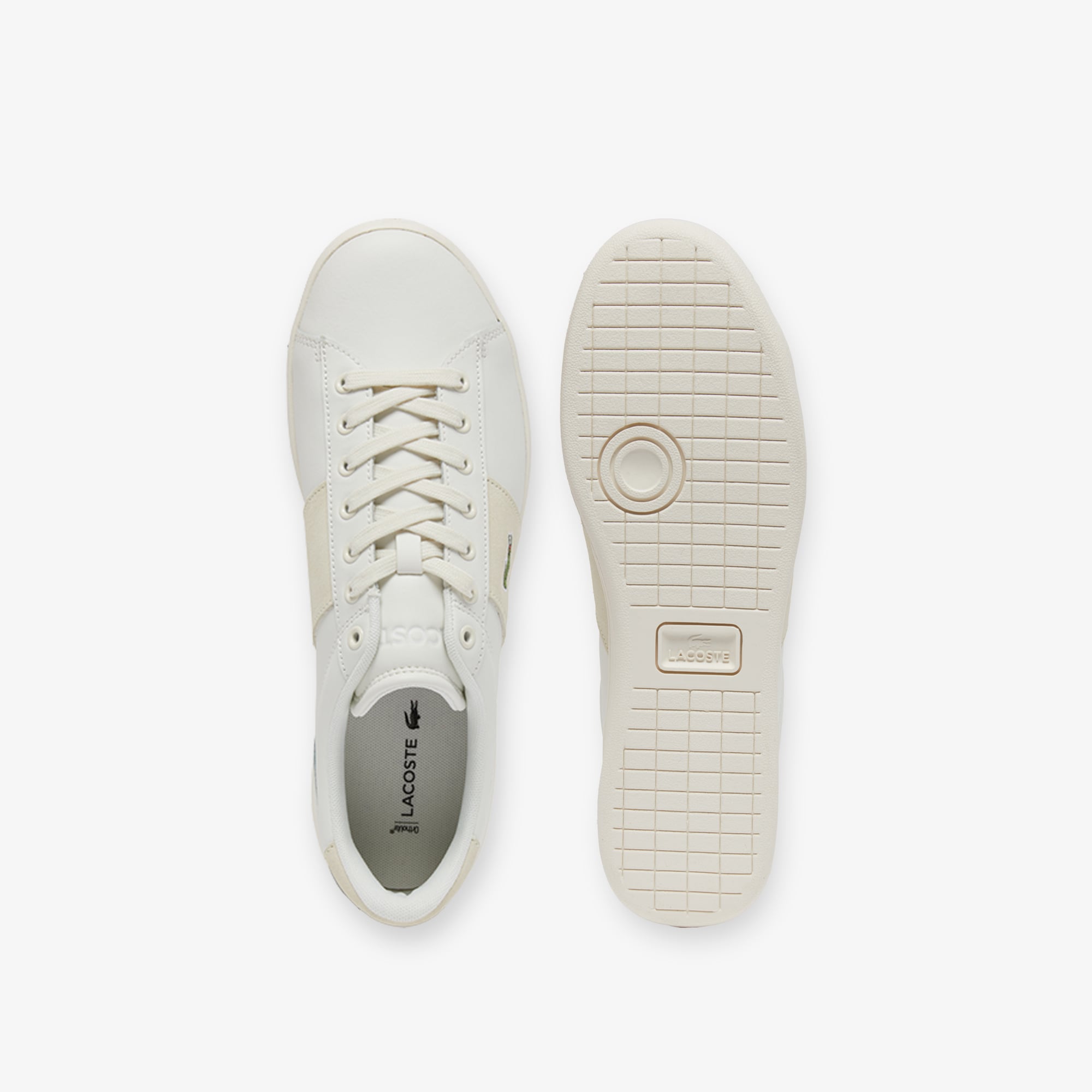 Giày Thể Thao Lacoste Nam Carnaby Set CGR Bar Chất Liệu Da