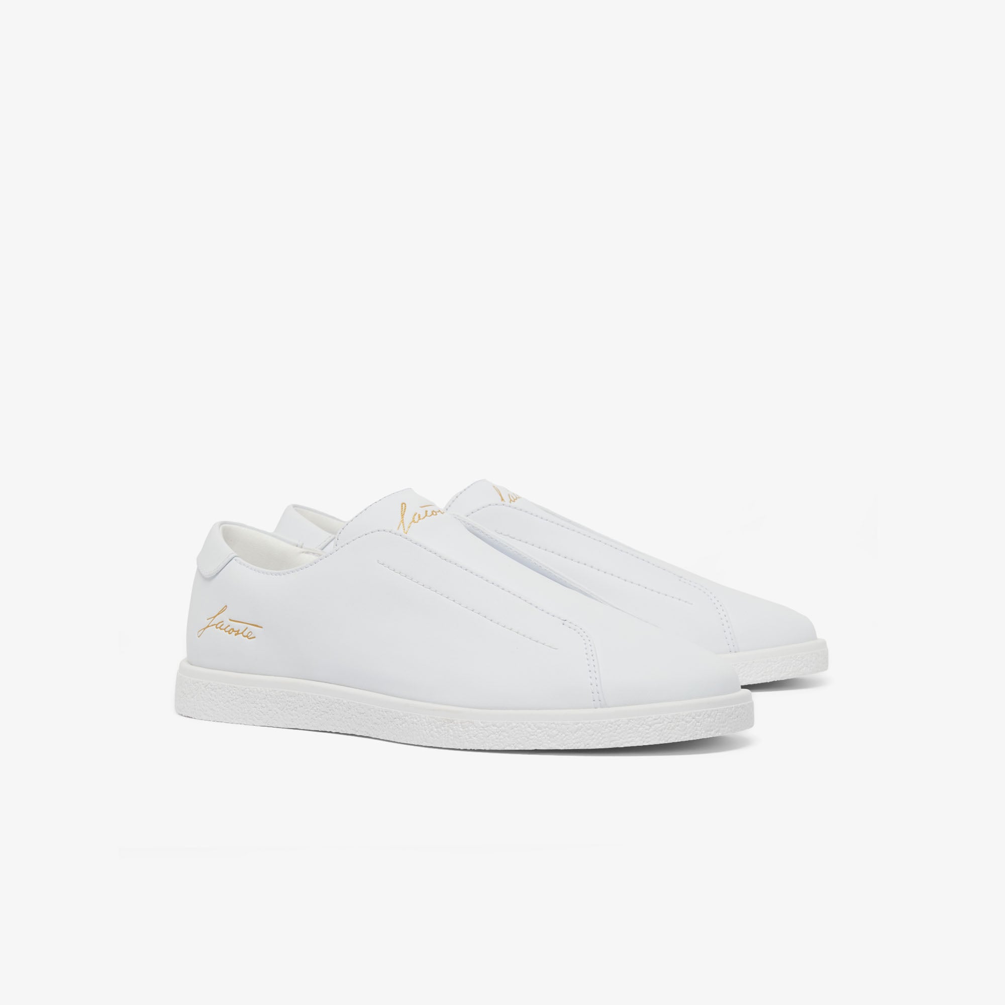 Giày Lười Lacoste Nam Linecourt Chất Liệu Da
