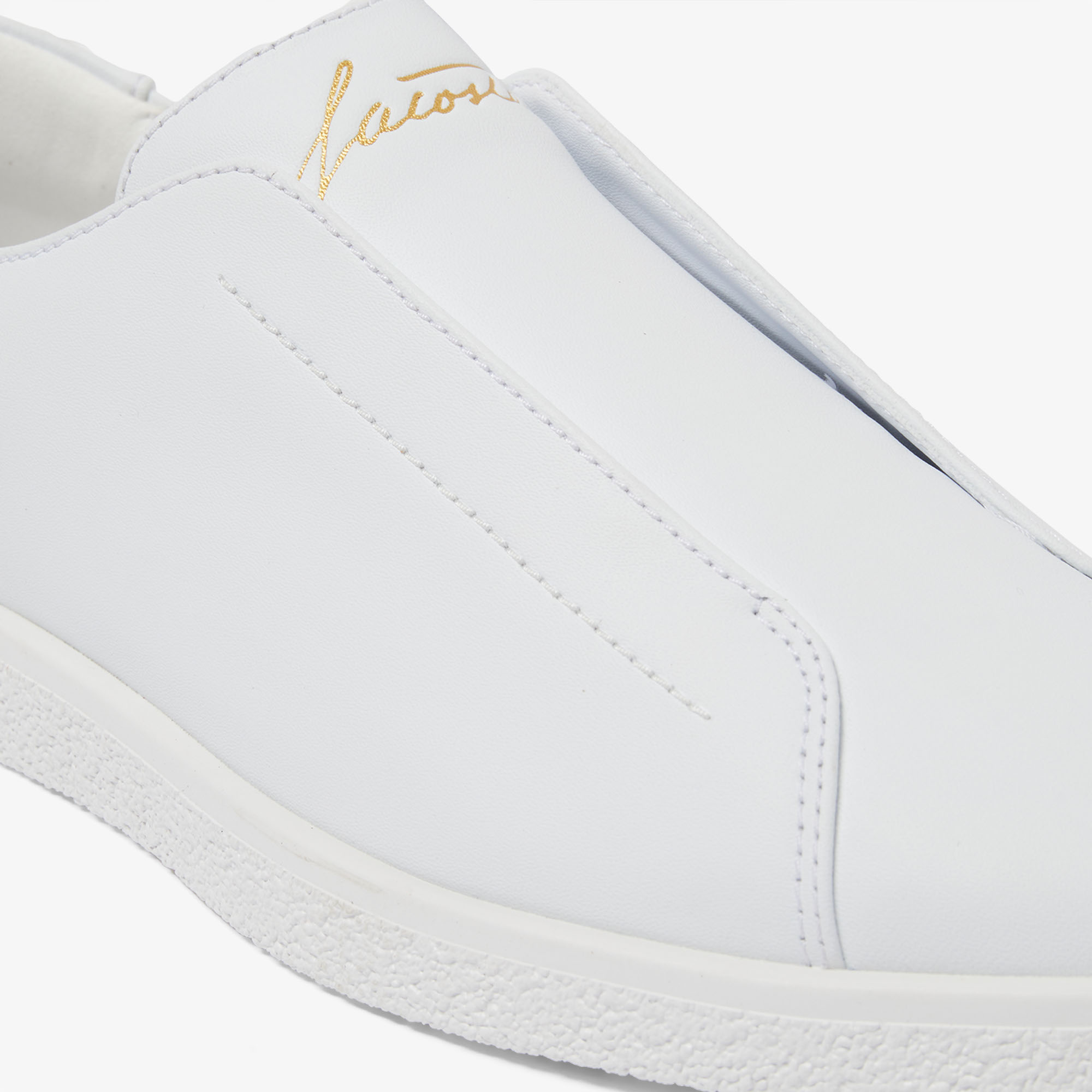 Giày Lười Lacoste Nam Linecourt Chất Liệu Da
