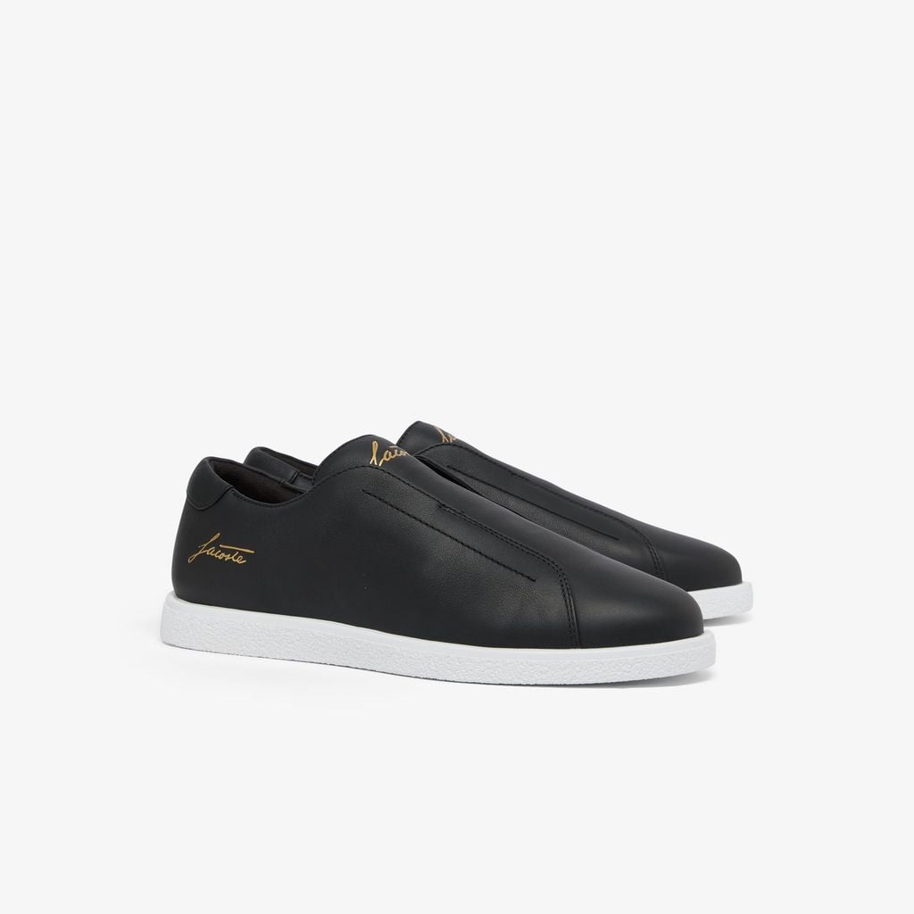 Giày Lười Lacoste Nam Linecourt Chất Liệu Da