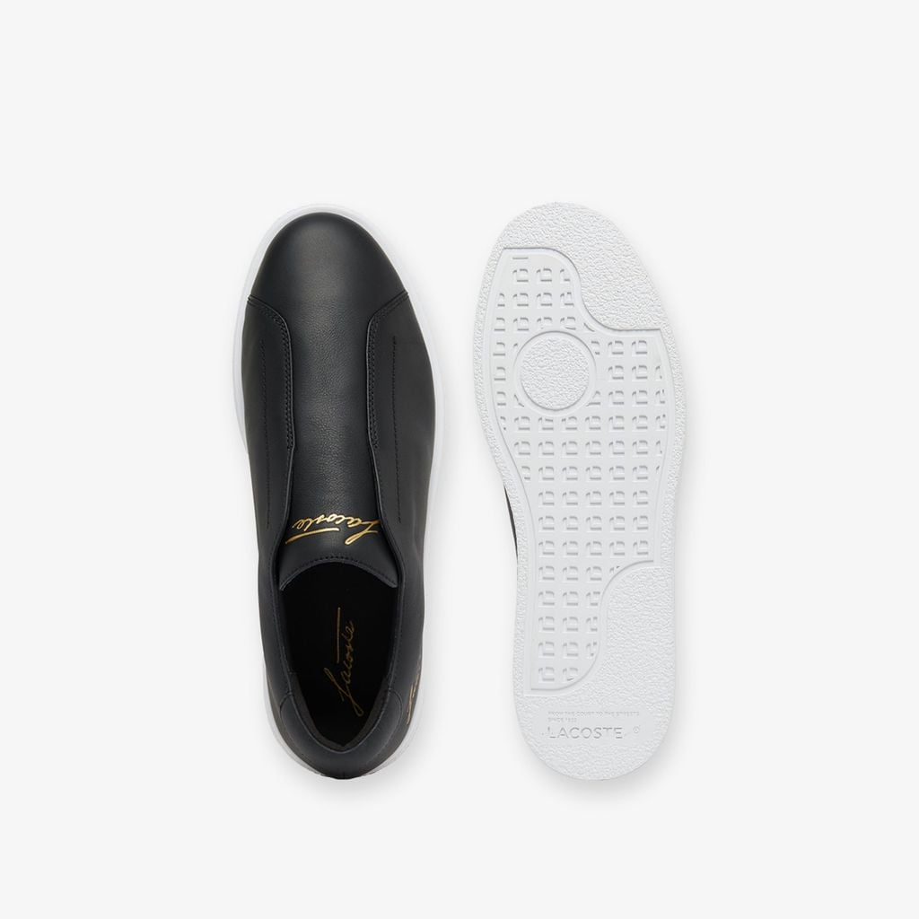 Giày Lười Lacoste Nam Linecourt Chất Liệu Da