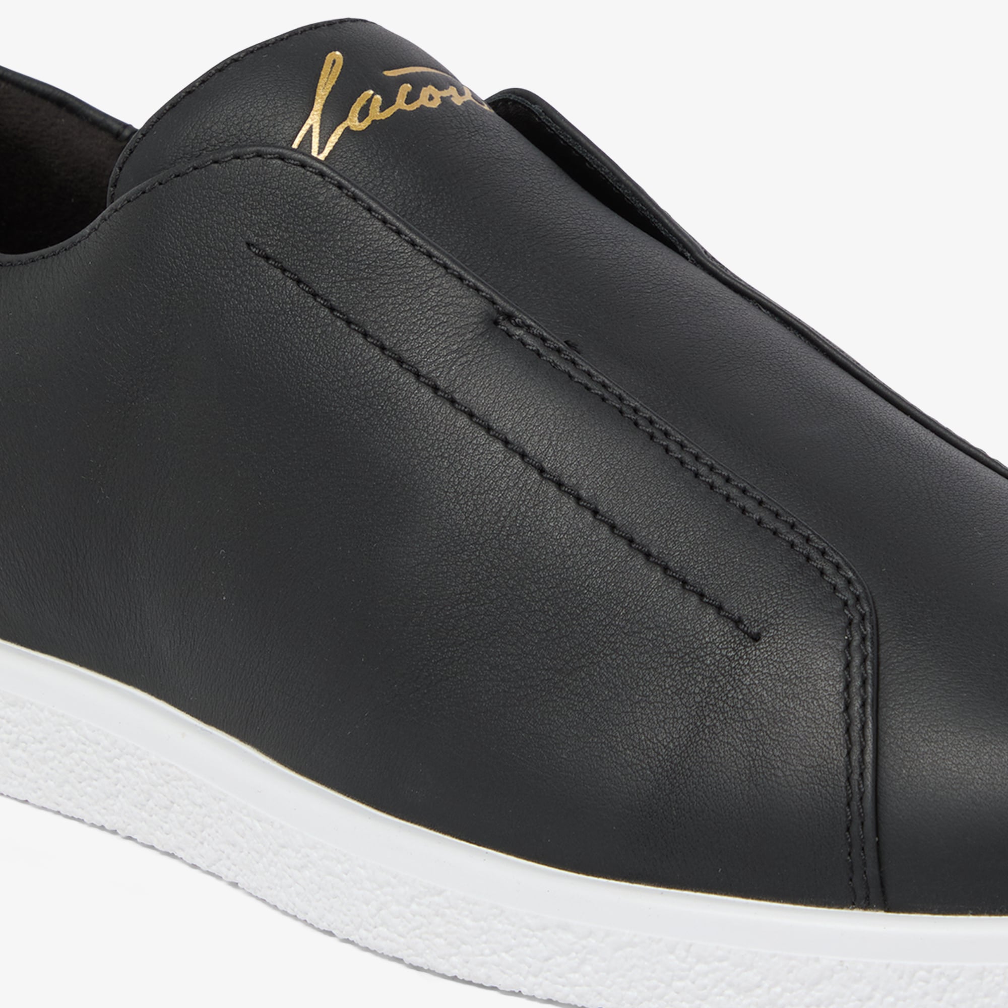Giày Lười Lacoste Nam Linecourt Chất Liệu Da
