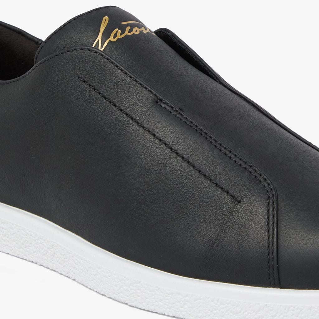 Giày Lười Lacoste Nam Linecourt Chất Liệu Da