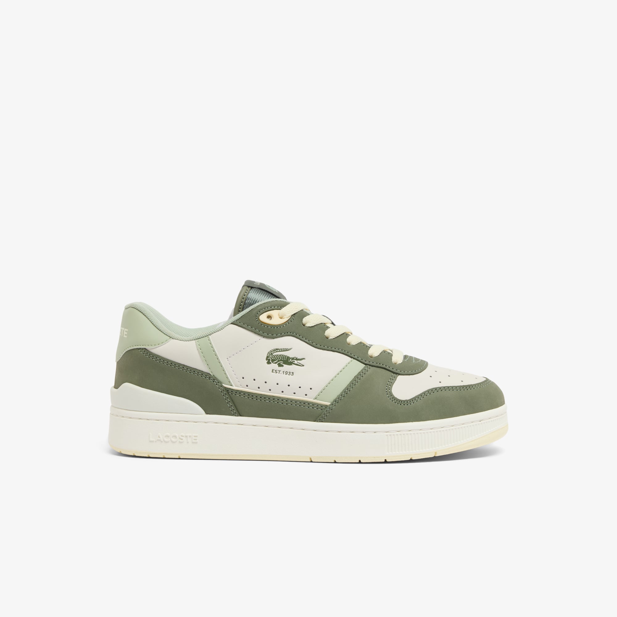 Giày Thể Thao Lacoste Nam T-Clip Set Chất Liệu Da
