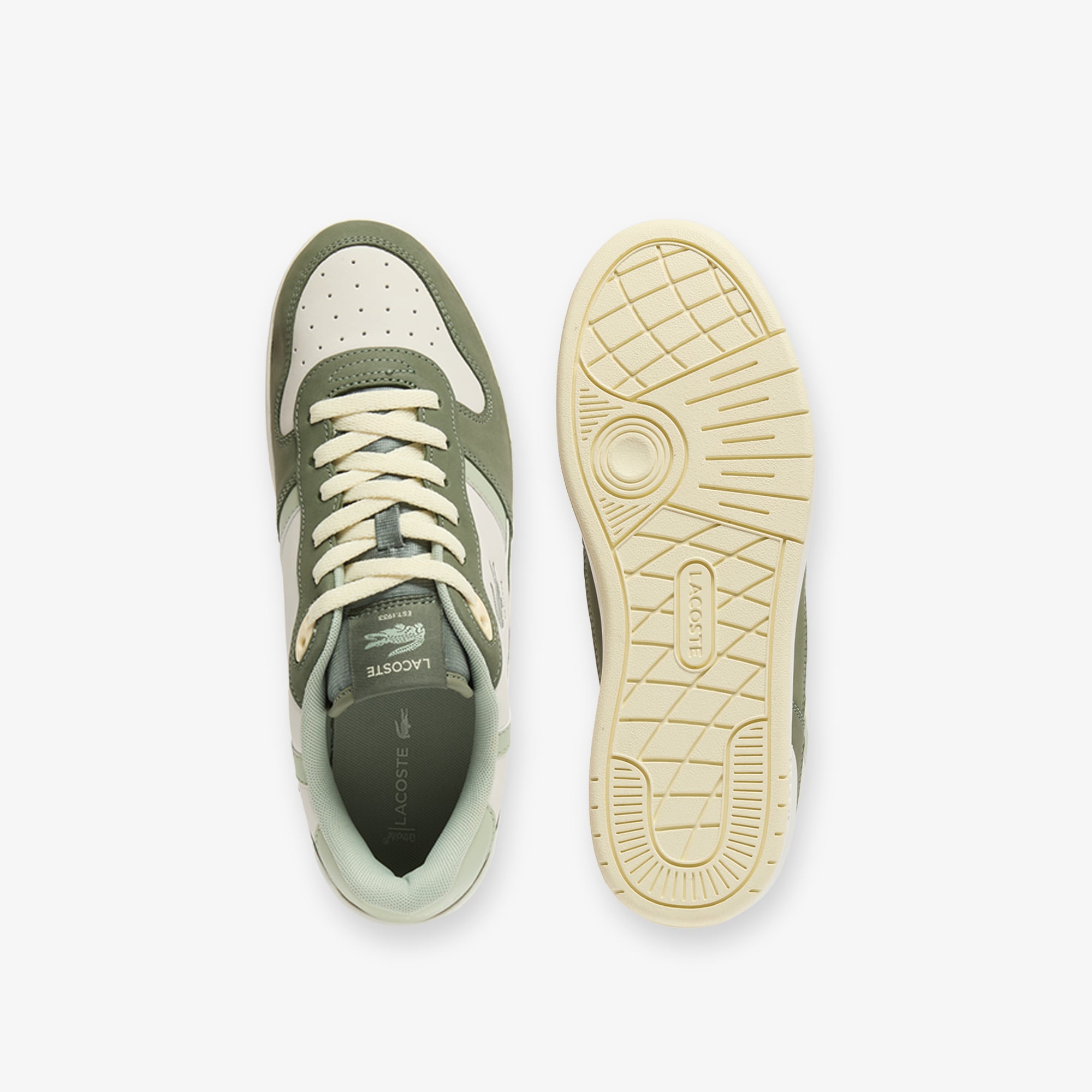 Giày Thể Thao Lacoste Nam T-Clip Set Chất Liệu Da