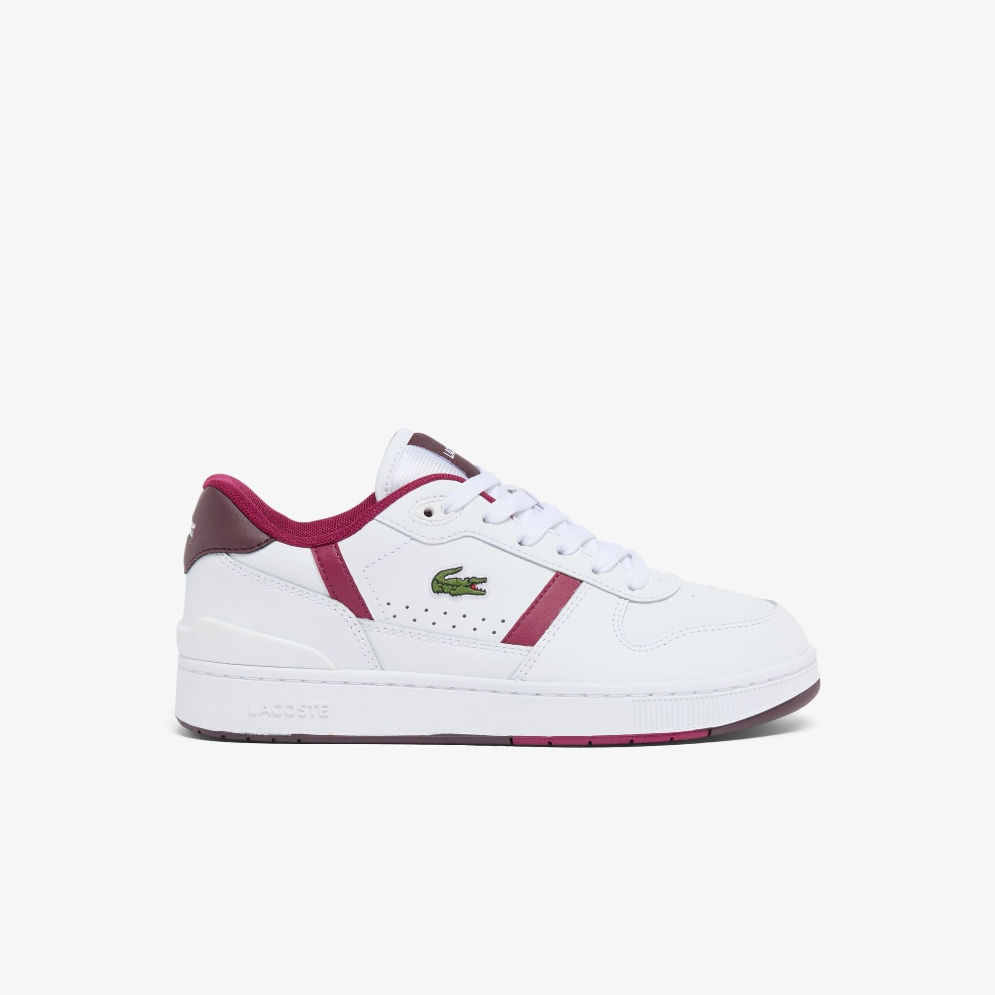 Giày Lacoste Nữ T-Clip Set Chất Liệu Da