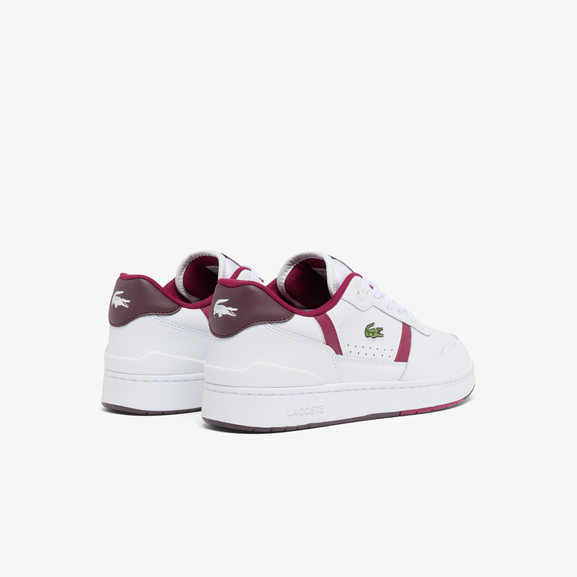 Giày Lacoste Nữ T-Clip Set Chất Liệu Da